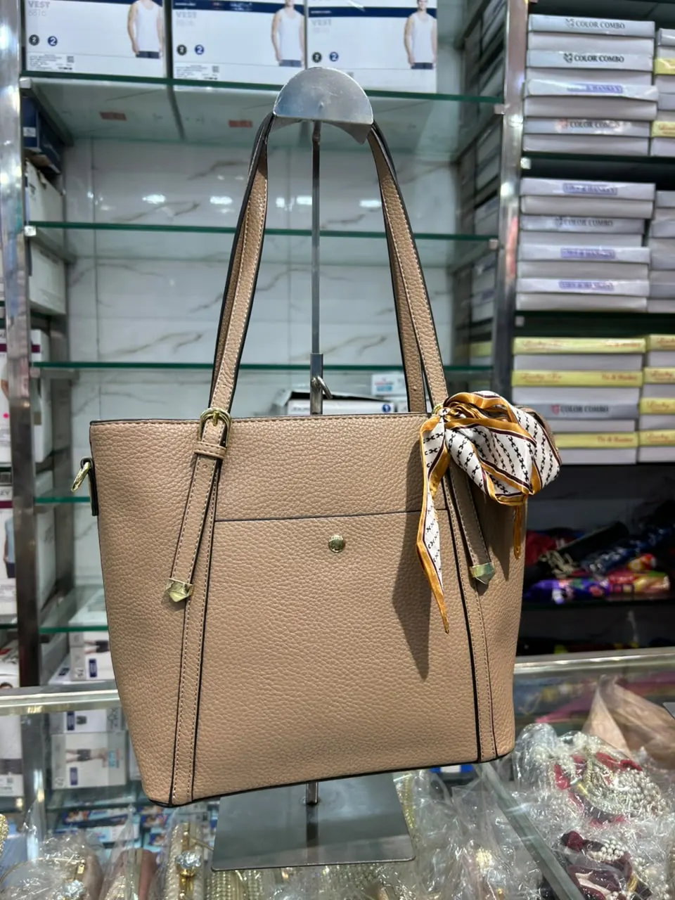 Scarf-Tie Tote