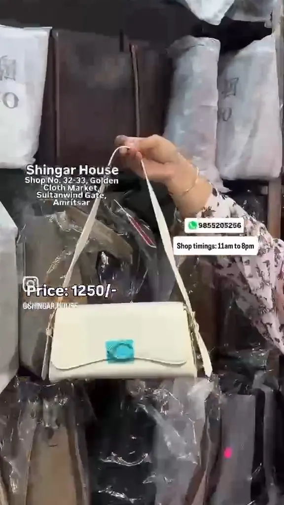 Shoulder bags with a statement clasp